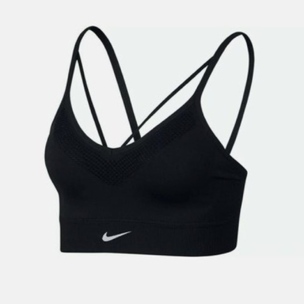 NWOT! Nike Seamless Light Sports Bra Black Large